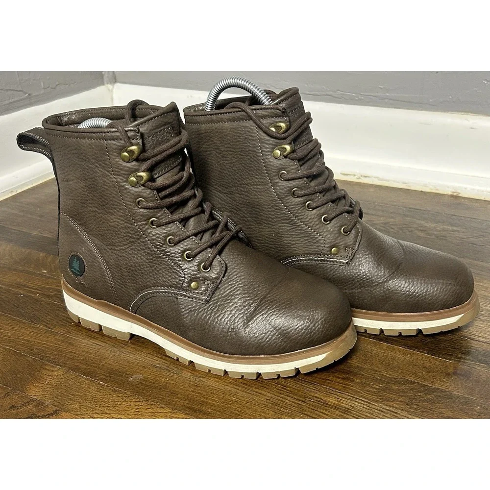 Men's GH Bass‎ & Co. Brown Lace Up Boots Size 9 Outdoors Hiking Camping